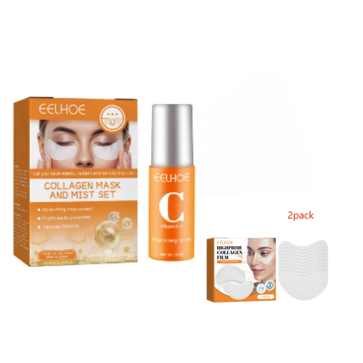 Collagen Eye Mask Spray Set